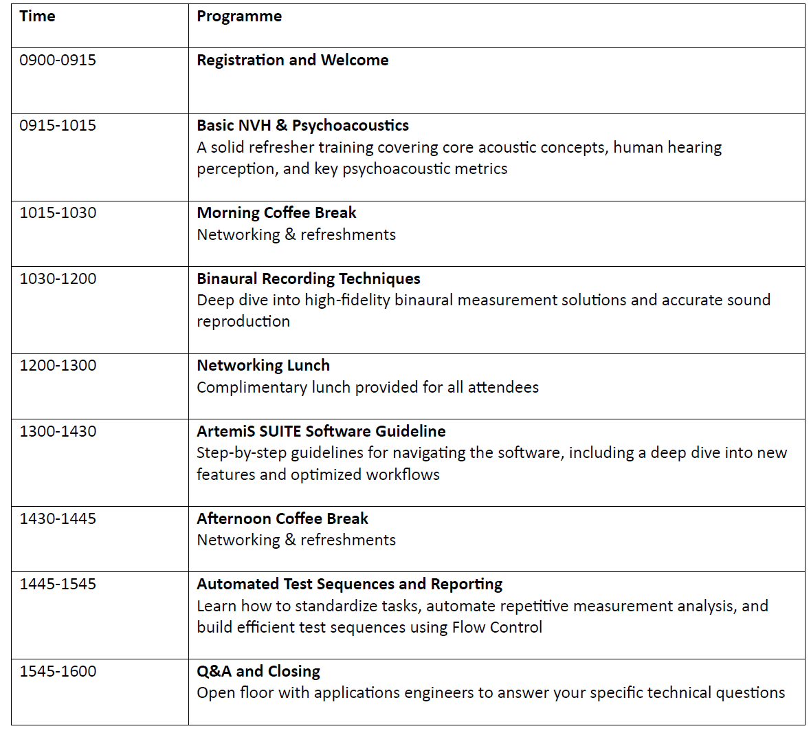 agenda screenshot 